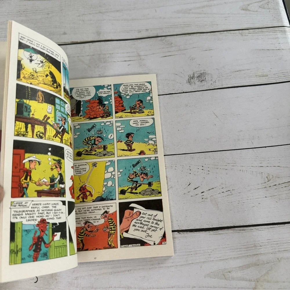 Lucky Luke Dalton City Goscinny Morris 1976 Knight Books Hodder Stoughton